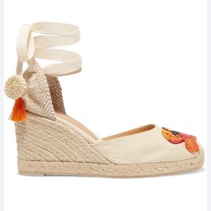 Castaner Espadrille Wedge With Crab Motif Sz Womens 39,9